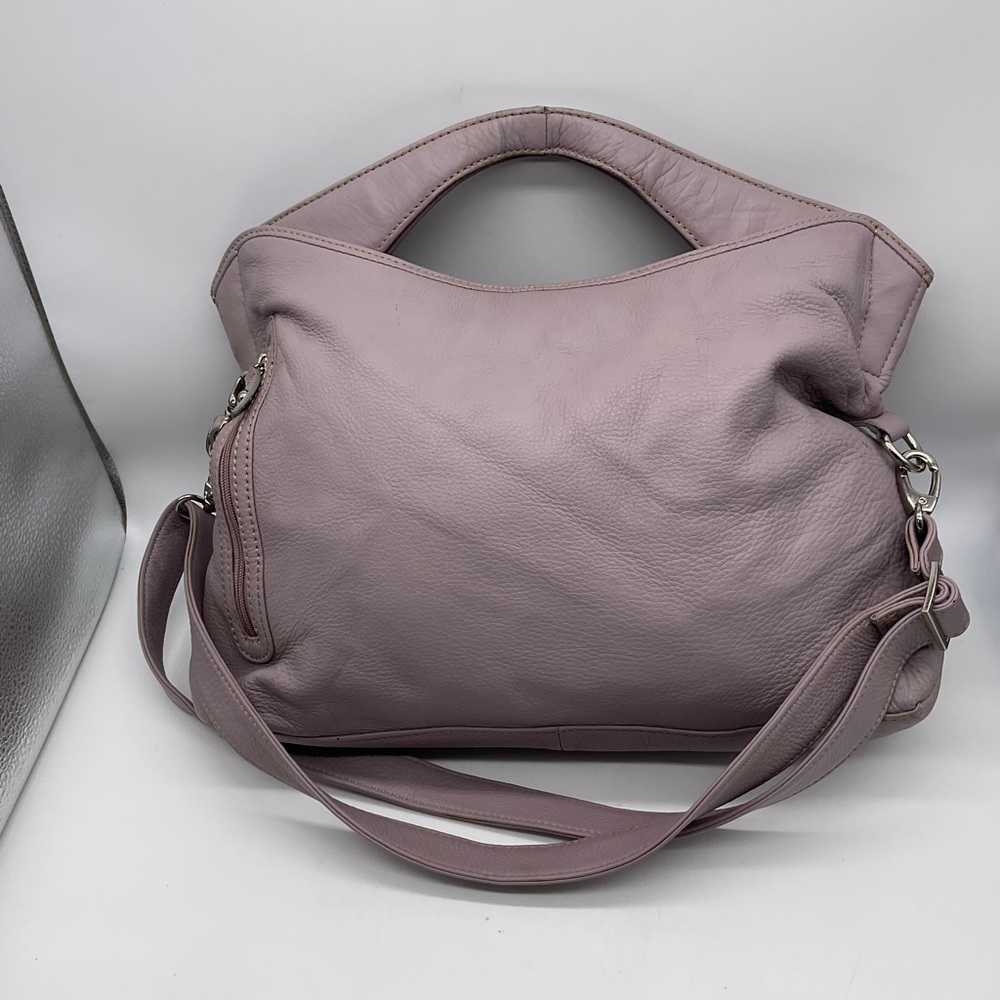 Barr + Barr New York Lila Leather Hobo Satchel/cross Body Purse Shoulder Bag